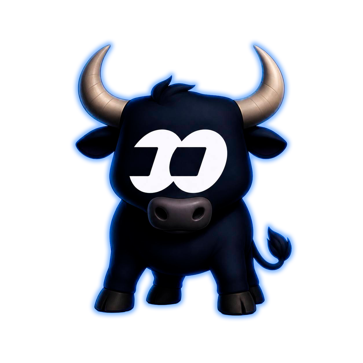 The Fomo Bull mascot